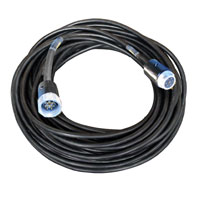 Motor Control & Power Cable 14/7 - Male/Female Ceep/Socapex 7 Pin - 75 feet - Black