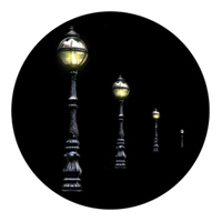 ROSCO:260-86697 -- 86697 Street Lights Multi Color Glass Gobo By Lisa Cuscuna, Size: Specify