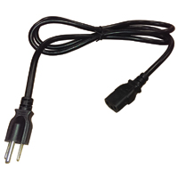 Power Cord Adapter 18AWG SJT x 6' Molded 515 to IEC C13