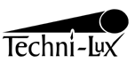 Techni-Lux generic logo, 1 color: black