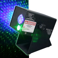 Bliss Light 15 - Green Laser Stars / Blue Cloud Nebula - 120v/60hz