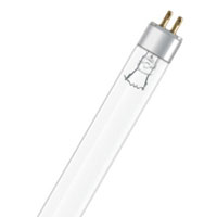 OSRAMSYL:21259 -- G15T8/OF (HNS 15W G13) 15w 55v UVC 254nm Length: 437mm Life: 9000hrs Base:G13 Germicidal PURITEC® Linear Low-Pressure Lamp - Priced as each piece - order in case quantity increments only