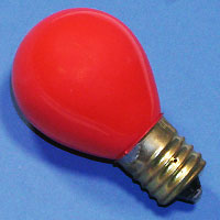 S11N 10w 130v Ceramic Red E17 Lamp