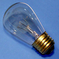 S14 11w 130v Clear E26 Lamp