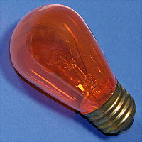 S14 11w 130v T.Orange E26 Lamp