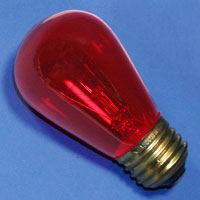 S14 11w 130v T.Red E26 Lamp