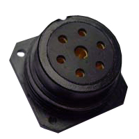 Socapex 7pin Panel Mount Female Connector SLD FF 37Y