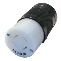 2015C Twistlock  2423C 20a 250v 3pole/4wire Female