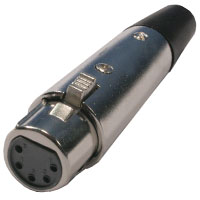 XLR 5-pin Female Connector