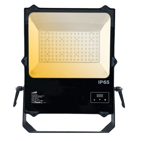 TECHNI-LUX: FlooDMX LED 100w Worklight - VW 100-277vAC, Black