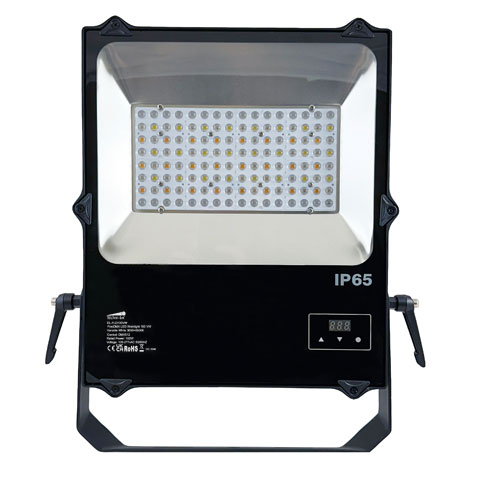 TECHNI-LUX: FlooDMX LED 100w Worklight - VW 100-277vAC, Black