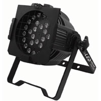 FlexiLED RGBW 30 x 3 watt fixture, 15 degrees, DMX - with frame, Black 120/240vAC