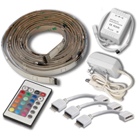 72347 Mosaic LED Flexible Light Strips Starter Kit - 5 x 2ft sections, remote and power supply