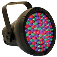 LED RGB Par46 DMX 3pin in/out - 120vAC/60hz - BLACK