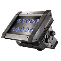 Quadro 10 - 10x15w TriColor RGB LED IP65 DMX&Wireless - 100-260vAC
