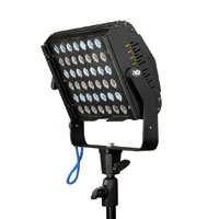 Studio LED 48w, 48x1W LEDs White 6000k, Manual & DMX control dimmer, 45 degree lenses, frame holder included  -  110-240vAC, no plug