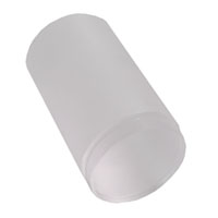 UltraLED MR16 Short Frosted Glass Decorative Tube - 8cm with adapter ring