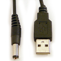 ANSER-USB Accessory cable, 2.1mm, USB to power ANSER from USB Port