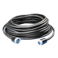 Motor Control & Power Cable 14/7 - Male/Female Ceep/Socapex 7 Pin - 100 feet - Black