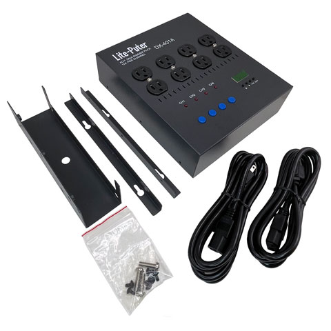 LITEPUTER: Dimmer Pack 4 x 8A-2 power in DMX