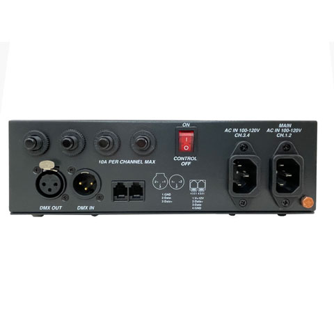 LITEPUTER: Dimmer Pack 4 x 8A-2 power in DMX LITEPUTER: Dimmer Pack 4 x 8A-2 power in DMX