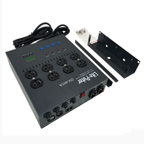 LITEPUTER: Dimmer Pack 4 x 8A-2 power in DMX LITEPUTER: Dimmer Pack 4 x 8A-2 power in DMX