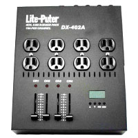 Dimmer Pack 4x8A-2 power in DMX+Sliders