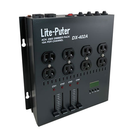 Lite-Puter DX-402A 4CH DMX調光パック LITEPUTER / DX-402A 調光器 調光ユニット ディマーユニット