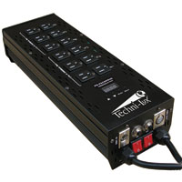 Dimmer 6 Channels x 1200watts, w/5pin DMX, 2 x 120v 20a power inputs