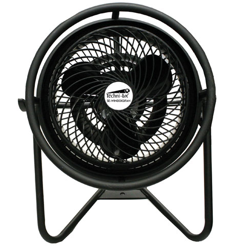 TECHNI-LUX: Digi-Fan Wind Tunnel Fan Variable speed and DMX remote