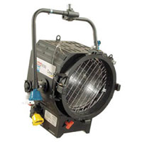 Fresnel 10inch 2kw w/barndoors + color frame - no lamp - no plug