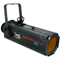 Ellipsoidal 575 Zoom 25-50 degree w/frame+pattern holder+shutters - no plug - no lamp - Black