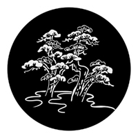 ROSCO:250-71007 -- 71007 Bonsai Steel Metal Gobo, Size: Specify