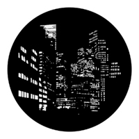 ROSCO:250-71012 -- 71012 City Nightscape Steel Metal Gobo, Size: Specify