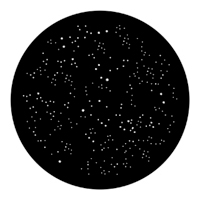 ROSCO:250-71054 -- 71054 Starry Sky Steel Metal Gobo, Size: Specify