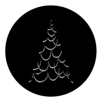 ROSCO:250-73632 -- 73632 Christmas Tree B Steel Metal Gobo, Size: Specify