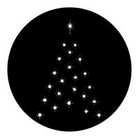 ROSCO:250-73634 -- 73634 Christmas Tree D Steel Metal Gobo, Size: Specify