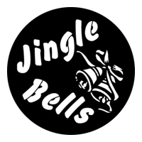 ROSCO:250-76539 -- 76539 Jingle Bells Steel Metal Gobo, Size: Specify