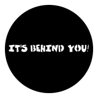 ROSCO:250-76589 -- 76589 Panto Words 1 Steel Metal Gobo, Size: Specify