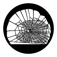 ROSCO:250-77130 -- 77130 Half Web Steel Metal Gobo, Size: Specify