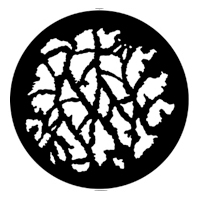 ROSCO:250-77271 -- 77271 Twigs Steel Metal Gobo By Andrew Bridge, Size: Specify