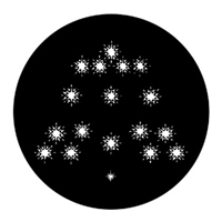 ROSCO:250-77291 -- 77291 Chandelier B Steel Metal Gobo, Size: Specify