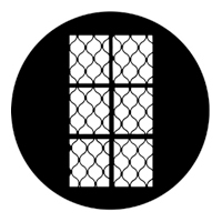 ROSCO:250-77336 -- 77336 Renaissance Steel Metal Gobo, Size: Specify