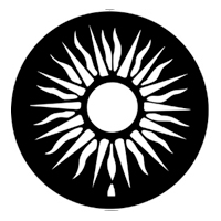 ROSCO:250-77400 -- 77400 Sun Steel Metal Gobo, Size: Specify