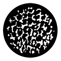 ROSCO:250-77409 -- 77409 Ocelot (Medium) Steel Metal Gobo, Size: Specify