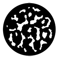 ROSCO:250-77410 -- 77410 Ocelot (Large) Steel Metal Gobo, Size: Specify
