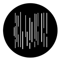 ROSCO:250-77503 -- 77503 Linear 5 Steel Metal Gobo, Size: Specify