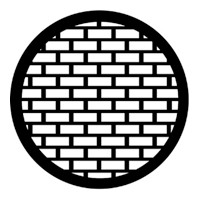 ROSCO:250-77527 -- 77527 Bricks Steel Metal Gobo, Size: Specify