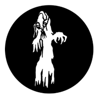 ROSCO:250-77554 -- 77554 Ghost 4 Steel Metal Gobo, Size: Specify