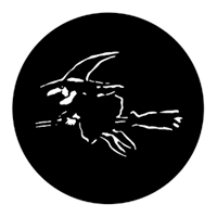 ROSCO:250-77555 -- 77555 Black Witch Steel Metal Gobo, Size: Specify